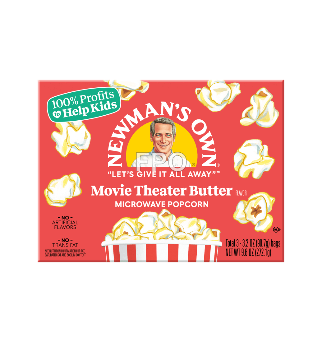 Newman's Own Movie Theater Butter Microwave Popcorn