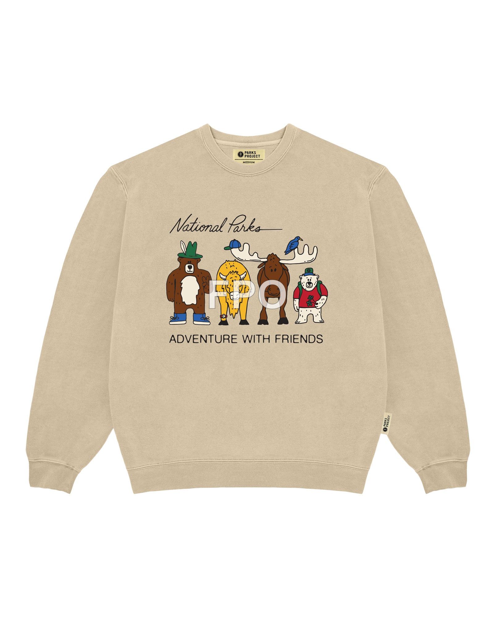 Parks Project Adventure With Friends Crewneck