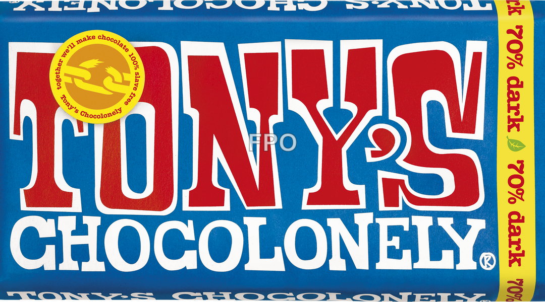 Tony's Chocolonely Extra Dark Chocolate 70% (180g)